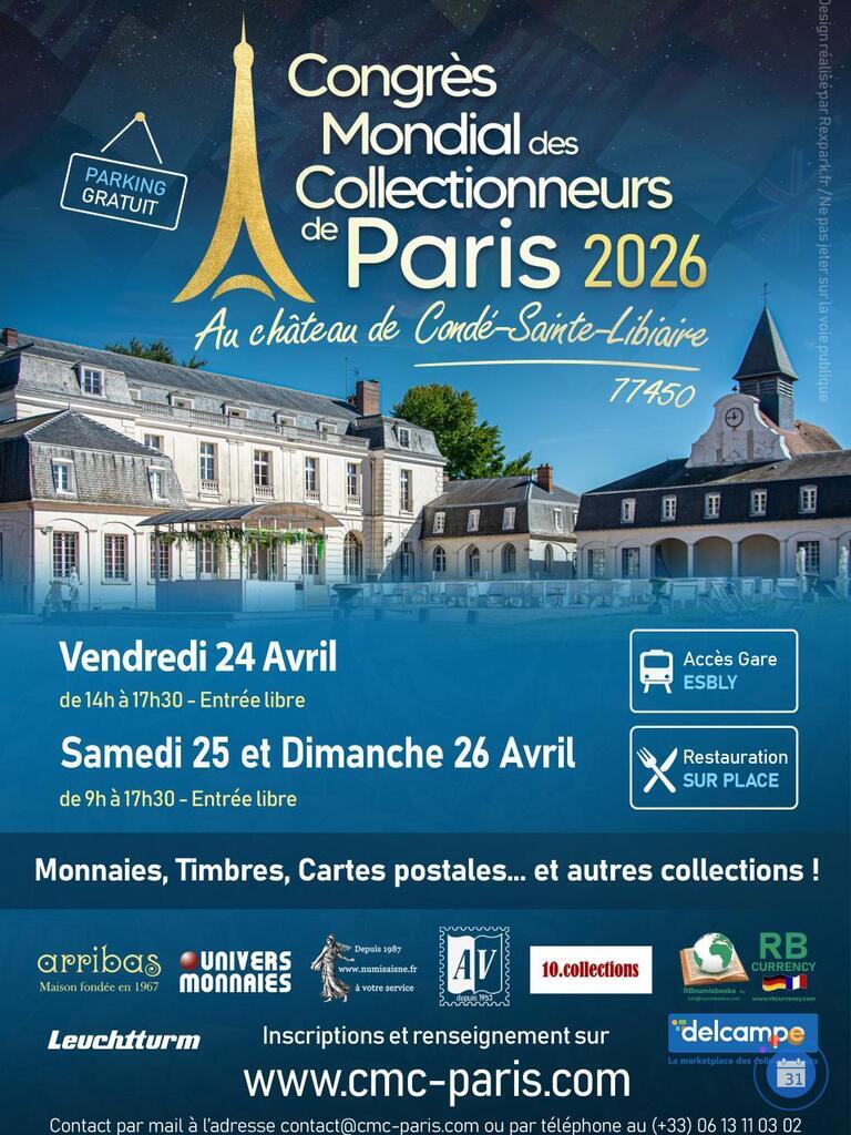 Image Congrès Mondial des Collectionneurs de Paris (CMC 2026) (photo 1)