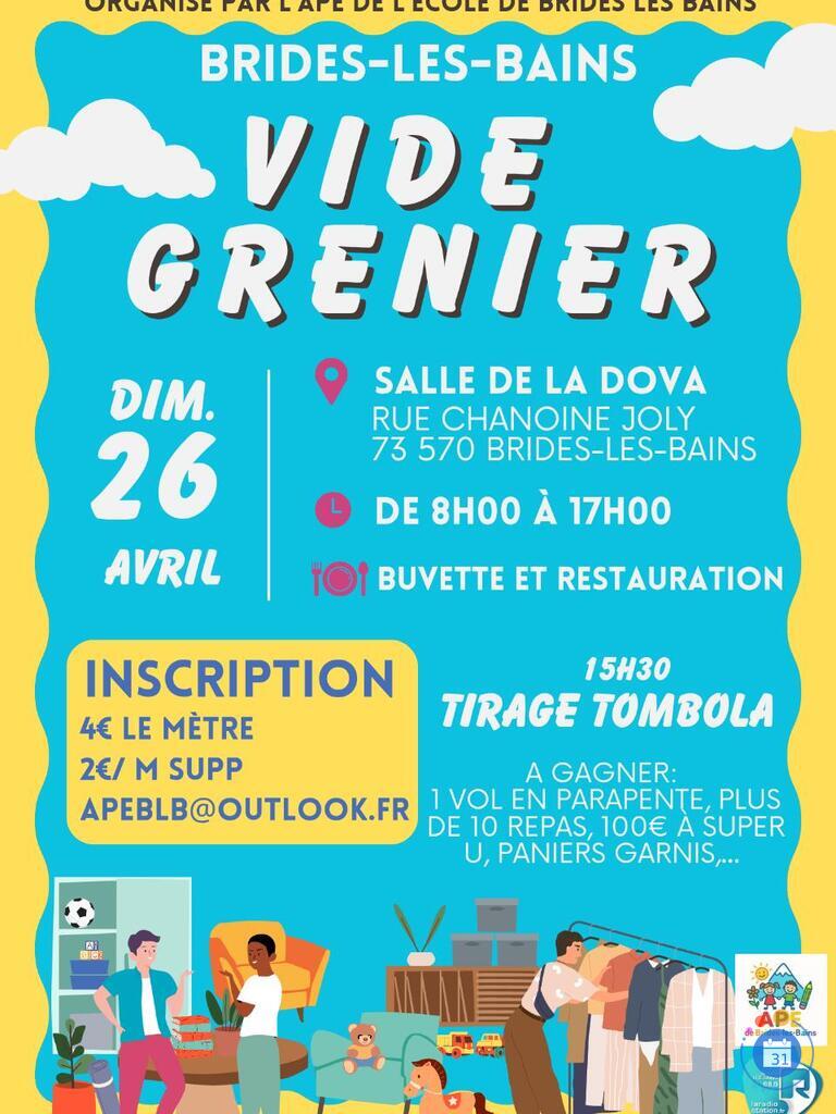 Image Vide grenier de L'APE de brides les bains (photo 1)