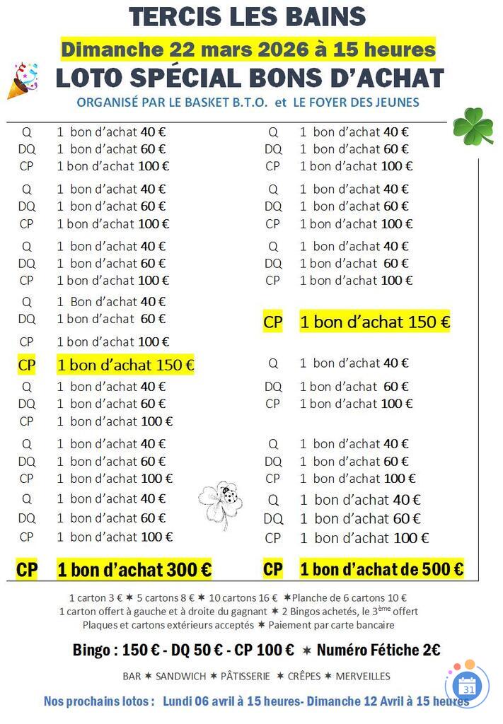 Image Super loto bingo (photo 1)