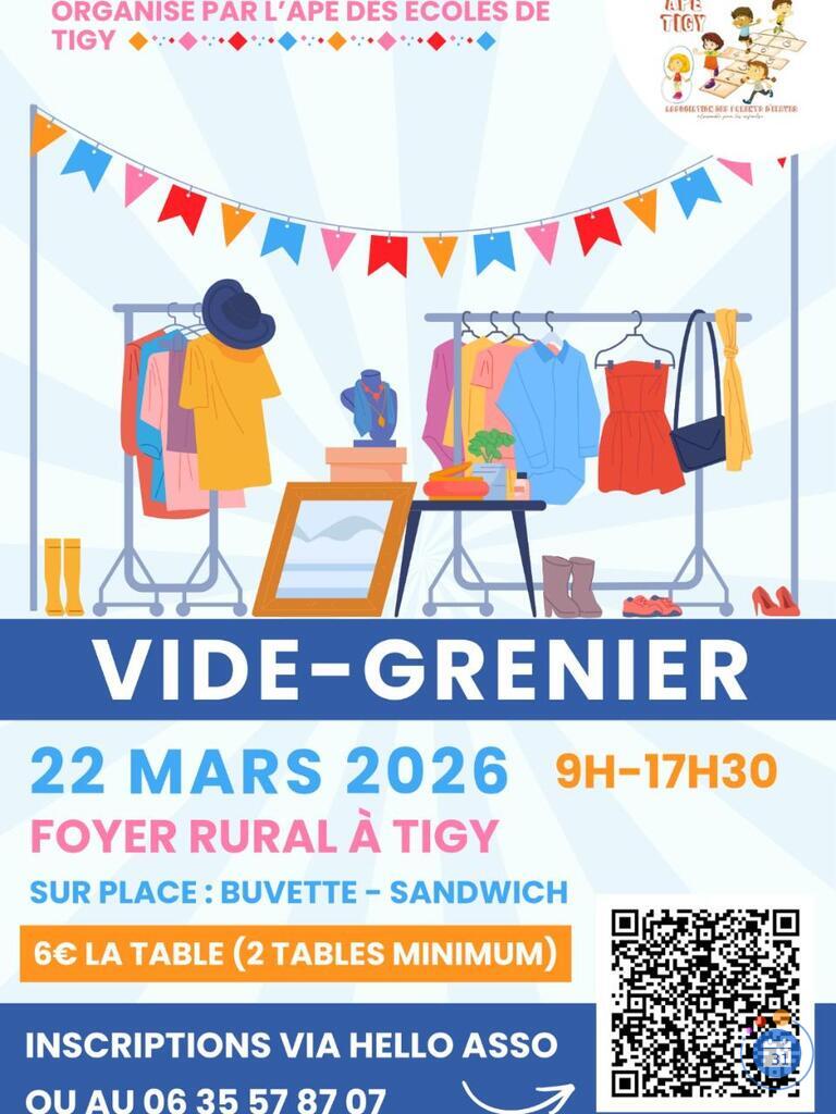 Image Vide grenier de l'APE de Tigy (photo 1)