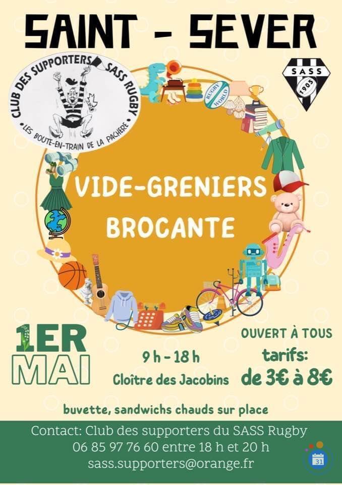 Image Vide grenier organisé par le club des supporters SASS rugby (photo 1)
