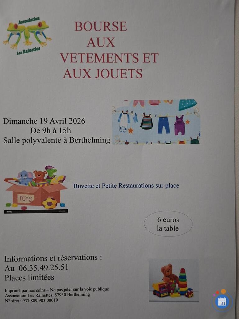 Image Bourse aux vêtements et jouets (photo 1)
