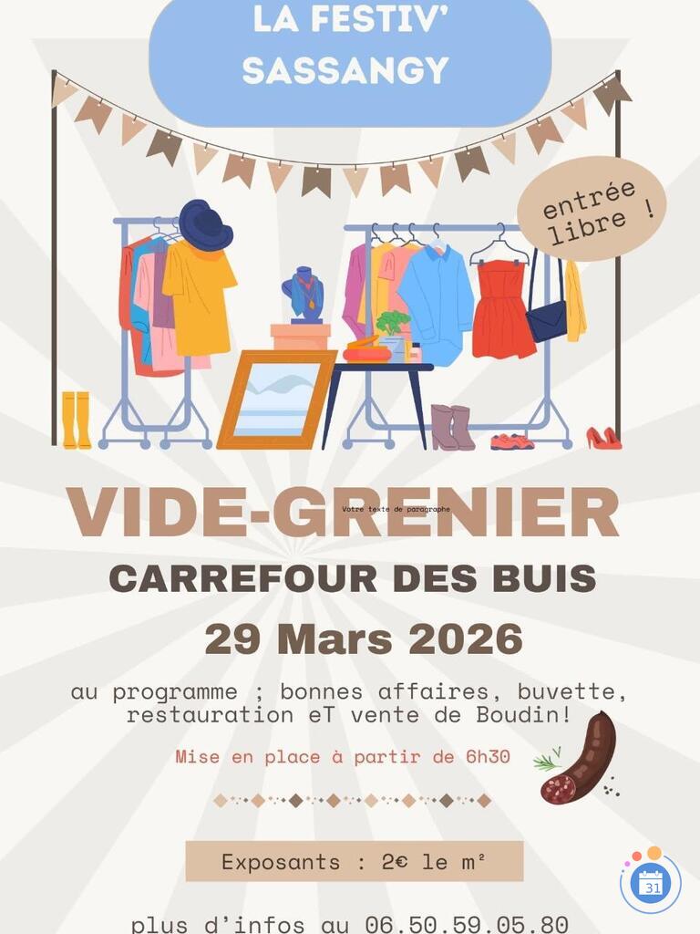 Image Vide-greniers de Sassangy (photo 1)