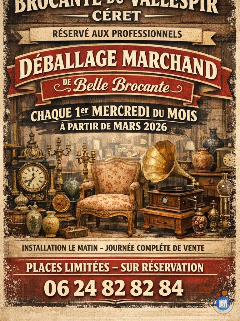 Image Déballage pro a la brocante du Vallespir Céret (photo 1)