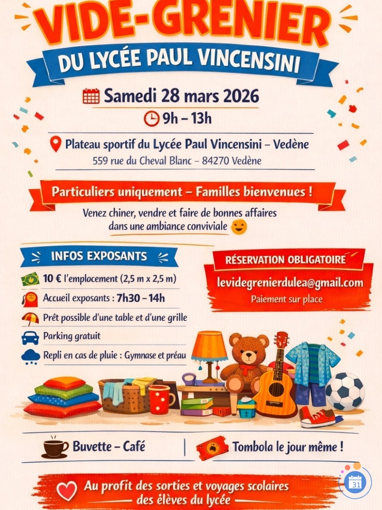 Image Vide grenier du LEA (photo 1)