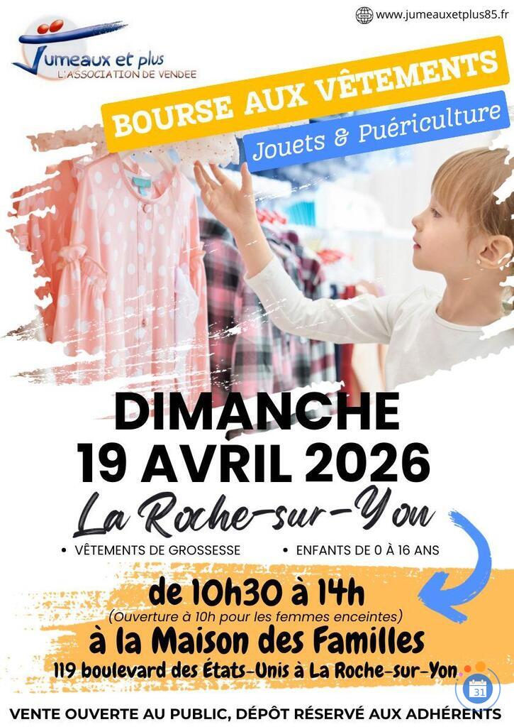 Image Bourse aux vêtements printemps été, puériculture, jouets (photo 1)