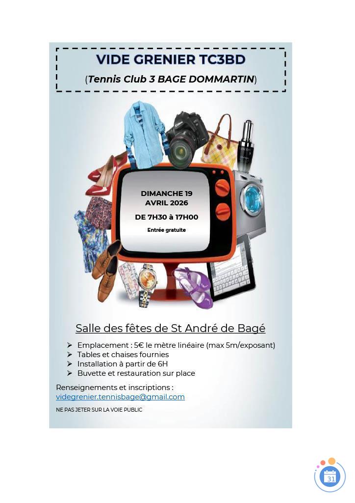 Image Vide Grenier du tennis club (photo 1)