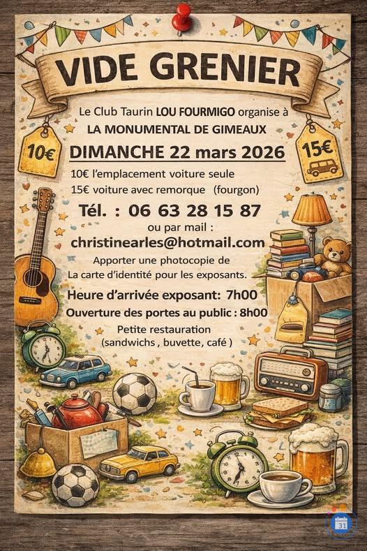 Image Vide grenier du Fourmigo (photo 1)