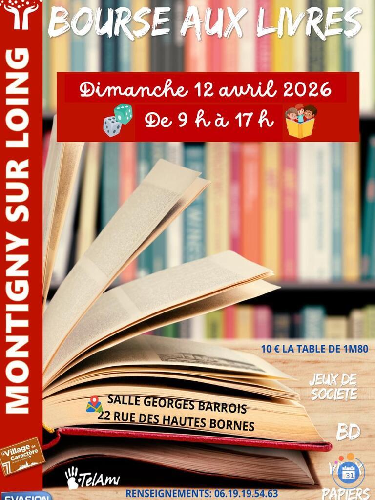 Image Bourse aux livres, vieux papiers, jeux de société, CD, DVD, (photo 1)