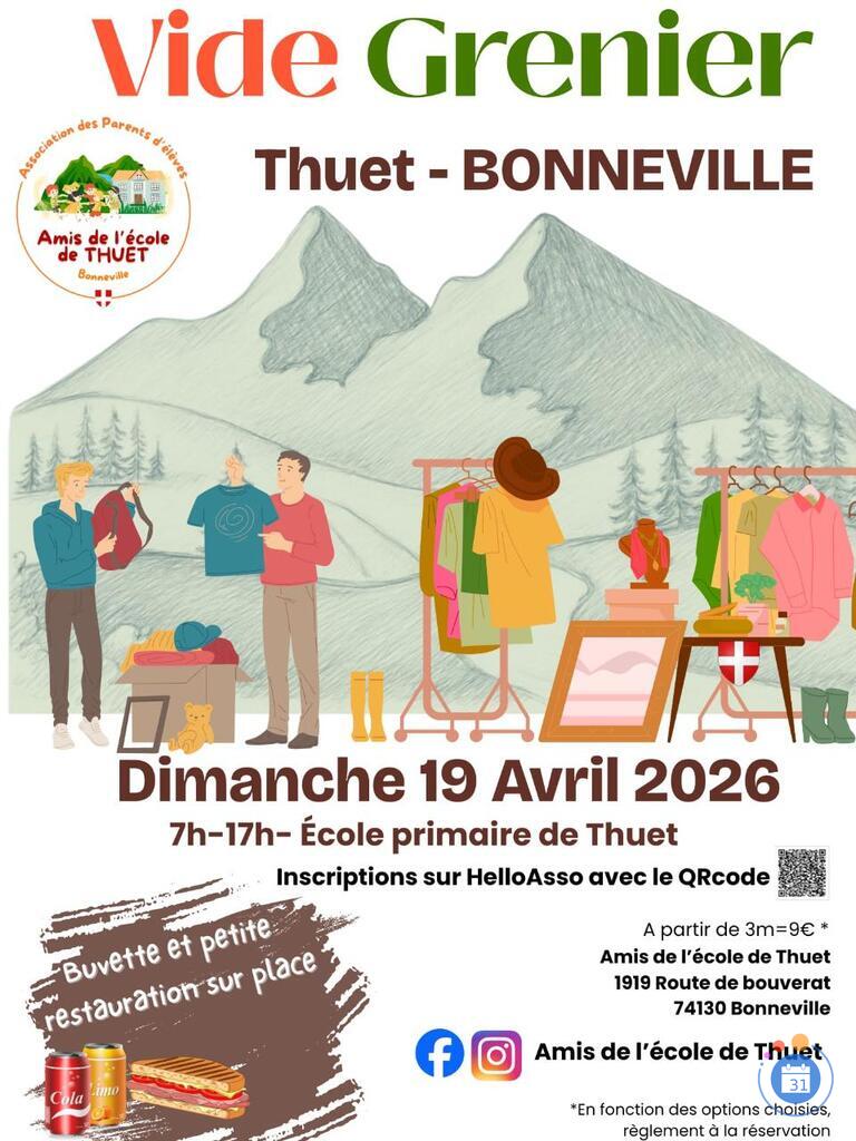 Image Vide grenier Bonneville - Thuet Ecole (photo 1)