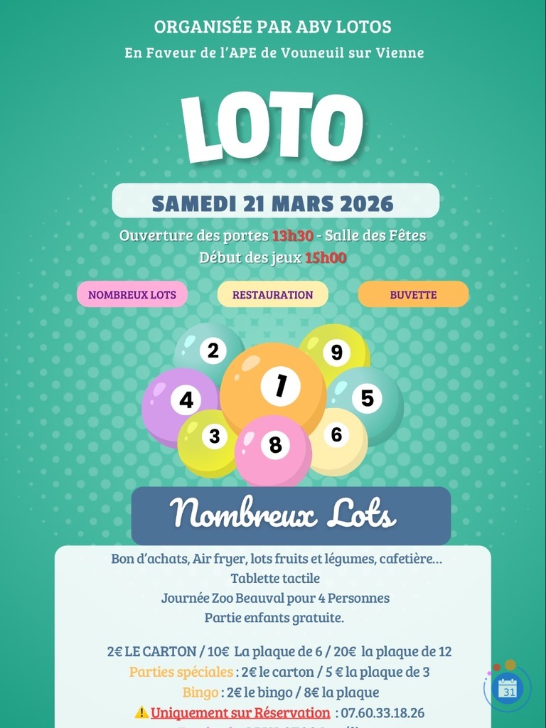Image Loto ape vouneuil sur vienne (photo 1)