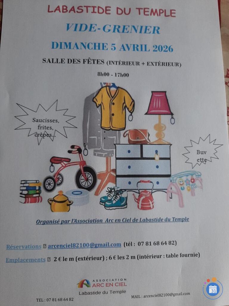 Image Vide grenier Association Arc en ciel (photo 1)