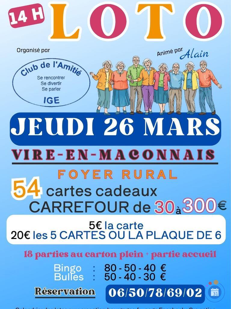 Image Loto Club de L'Amitié d'Igé (photo 1)