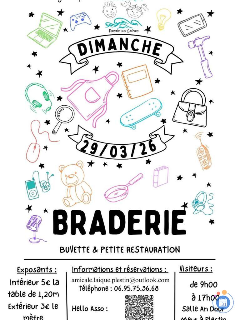 Image Braderie Amicale Laïque Plestin (photo 1)