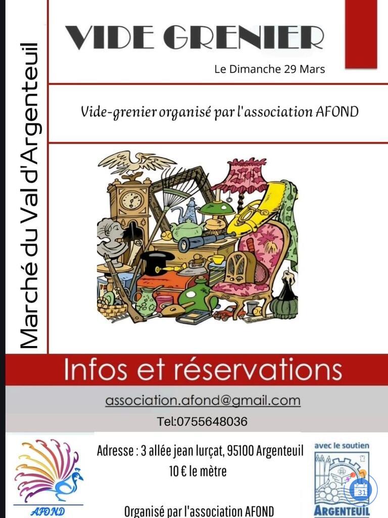 Image Vide grenier A FOND (photo 1)