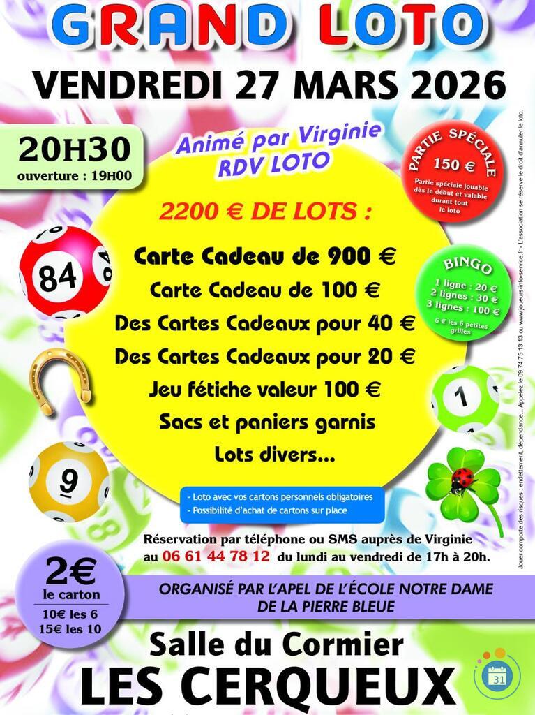 Image Grand loto anime par virginie rdv loto (photo 1)