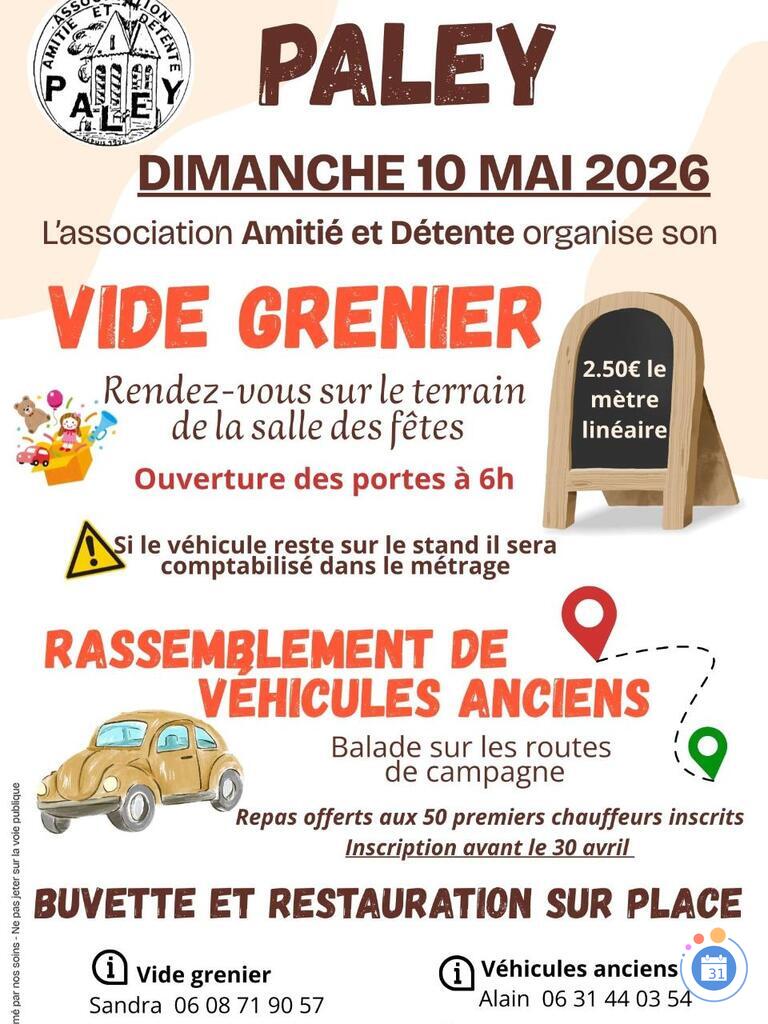 Image Vide grenier et rassemblement véhicules anciens (photo 1)