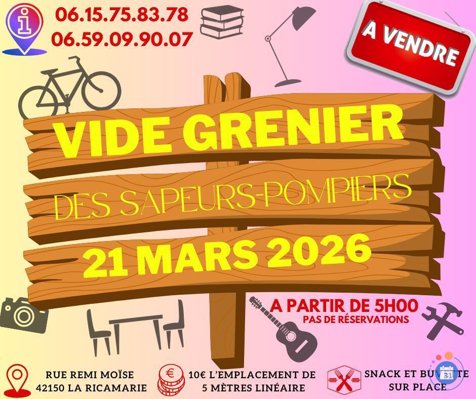 Image Vide-Grenier des Sapeurs-Pompiers de La Ricamarie (photo 1)