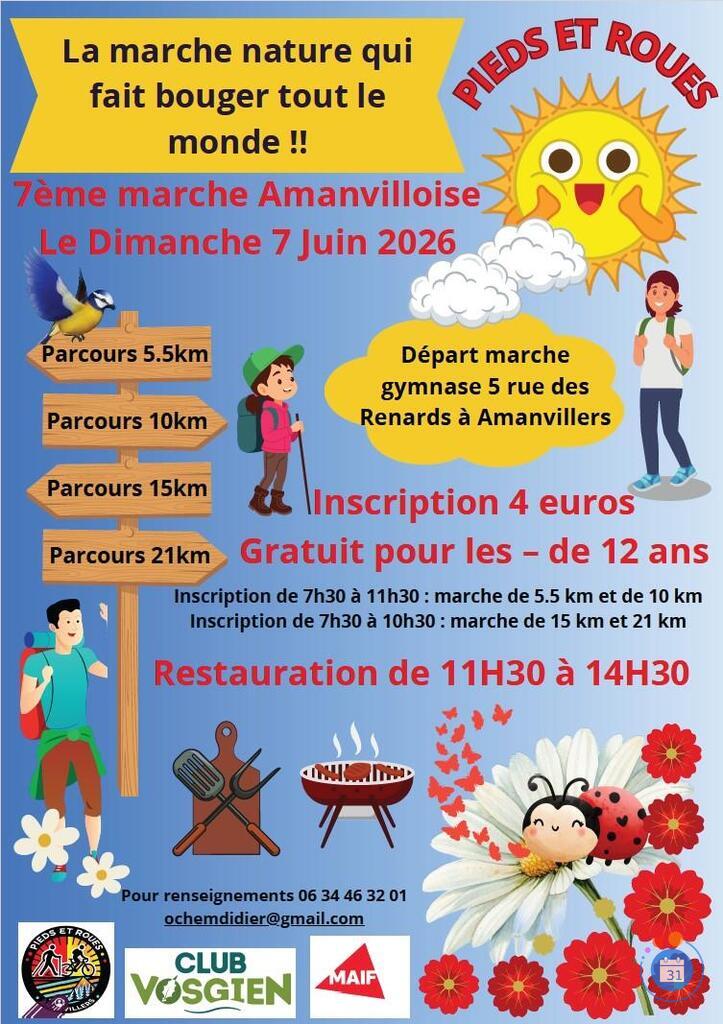 Image 7ème marche amanvilloise de pieds et roues amanvillers (photo 1)