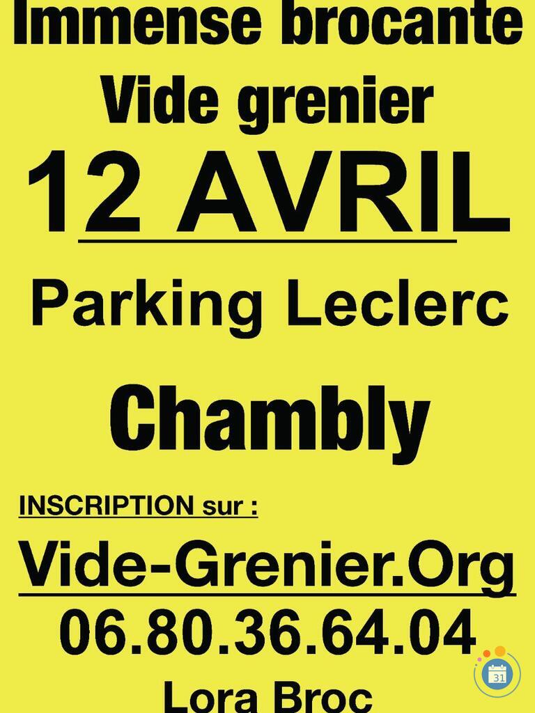 Image Immense Brocante- Vide grenier Parking Leclerc Chambly (photo 1)