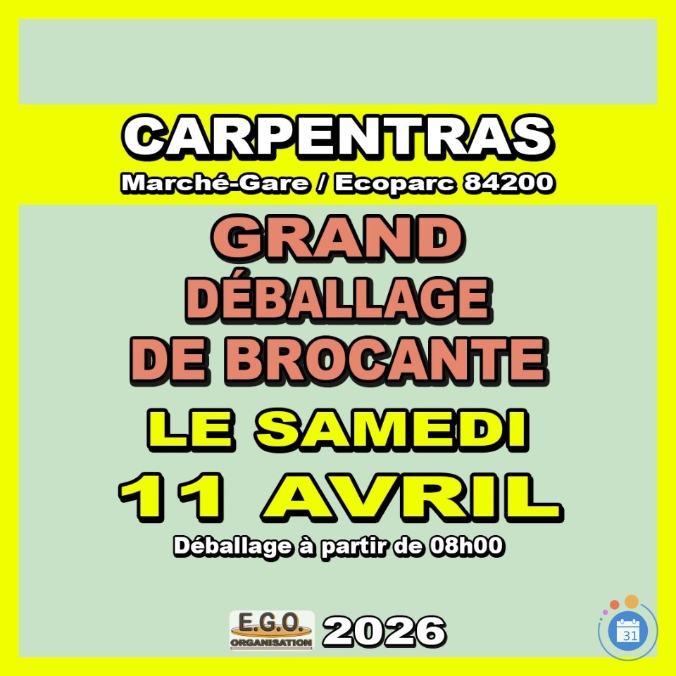 Image Grand déballage de brocante au marché gare écoparc (photo 1)