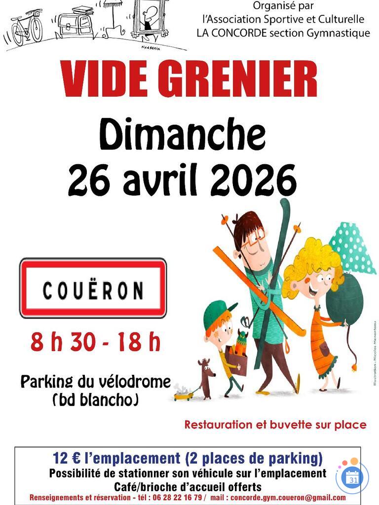 Image Vide grenier de la Concorde Gym (photo 1)