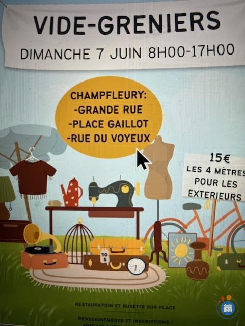Image 7ème vide grenier CHAMPFLEURY (photo 1)