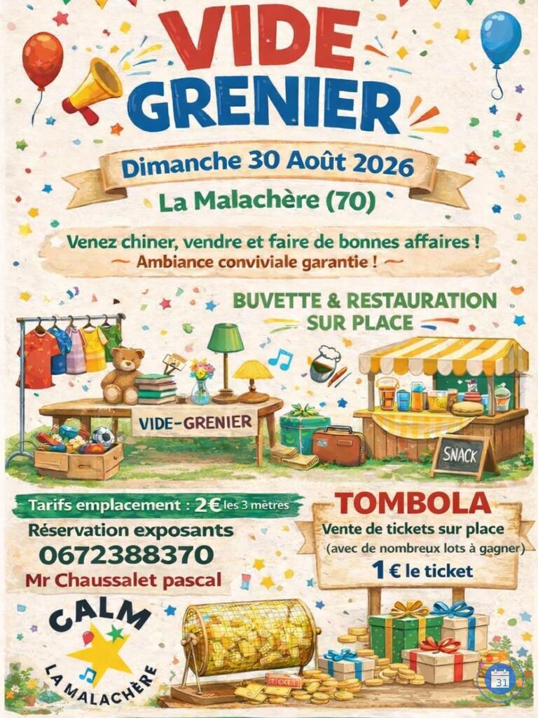 Image Vide grenier La Malachère (photo 1)