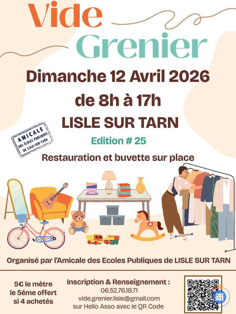 Image Vide Grenier de Lisle sur Tarn - 25eme édition (photo 1)