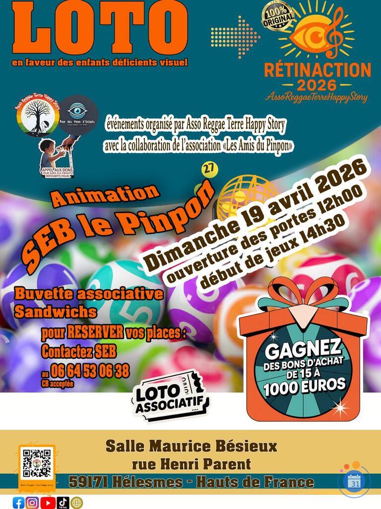 Image Grand LOTO Solidaire RETINACTION 2026 (photo 1)