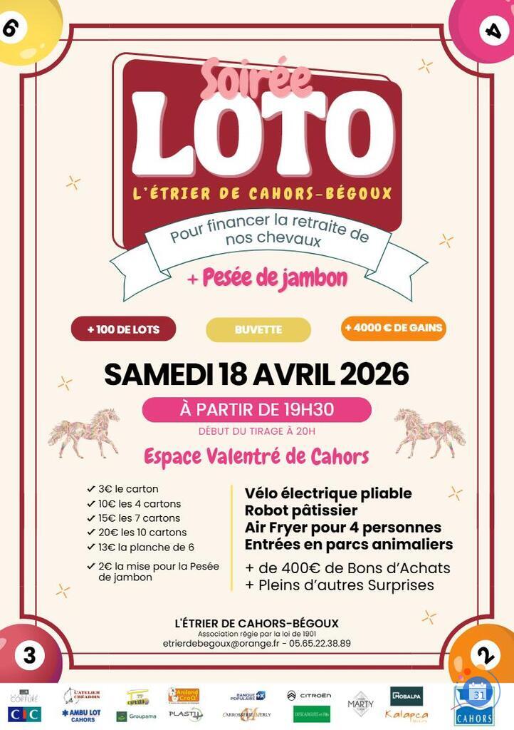 Image Loto de l'Etrier de Bégoux pour la retraite des chevaux (photo 1)