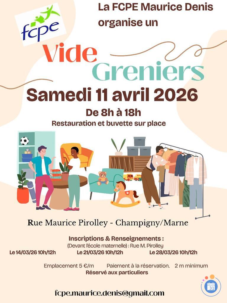 Image Vide Greniers FCPE M Denis (photo 1)