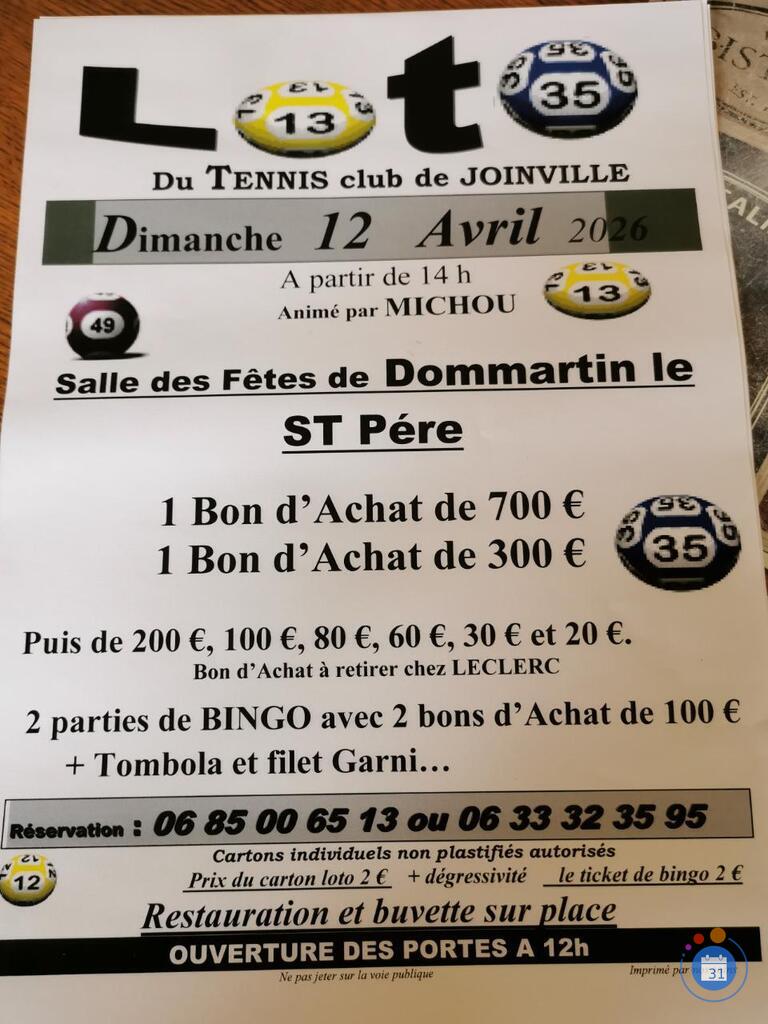 Image Loto du TCJ (photo 1)