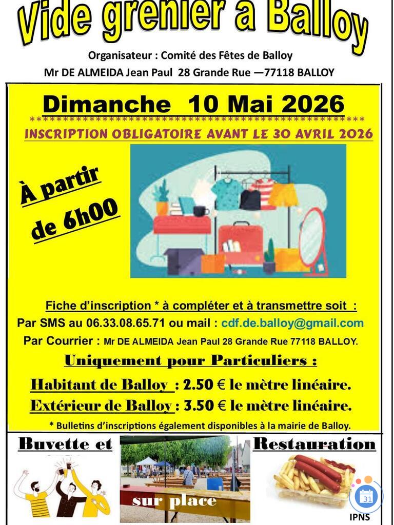 Image Vide grenier pour particuliers (photo 1)