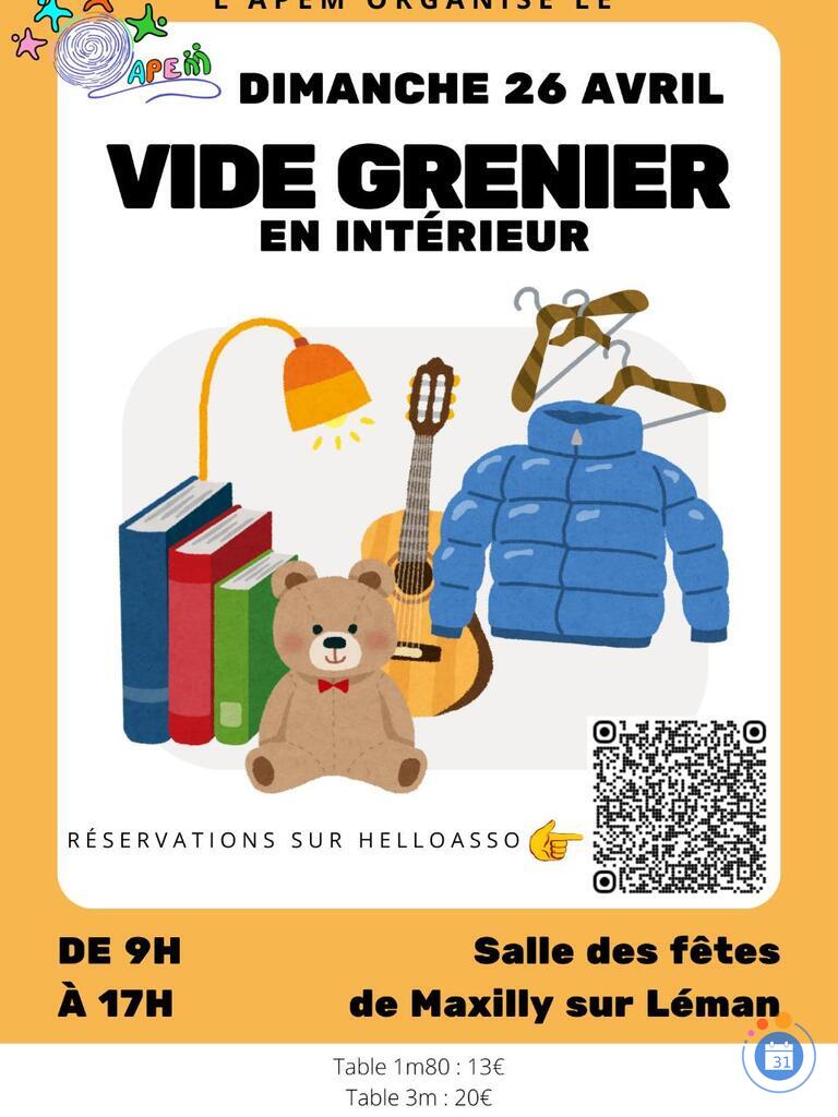 Image Vide-grenier APEM 2026 (photo 1)