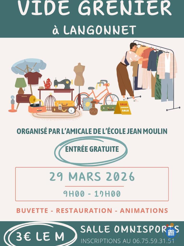 Image Vide grenier de l'amicale laïque (photo 1)