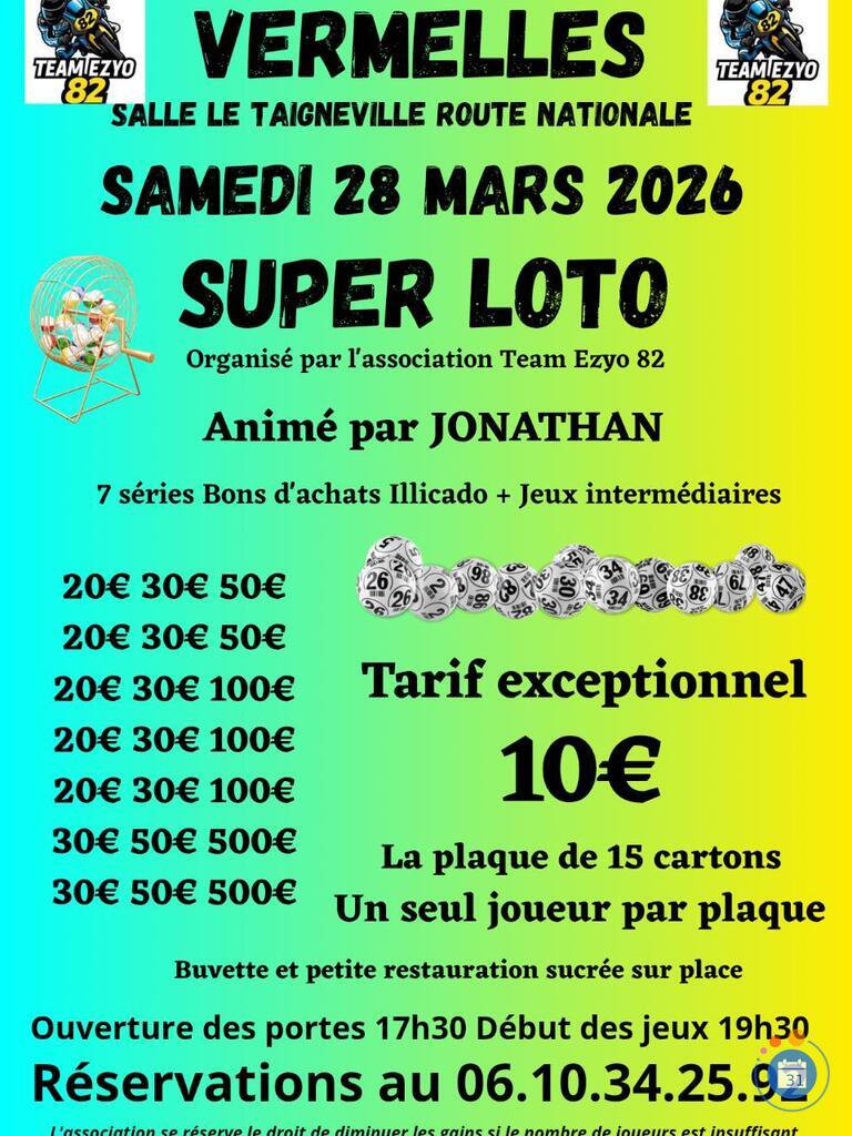 Image Super loto de la Team Ezyo 82 (photo 1)