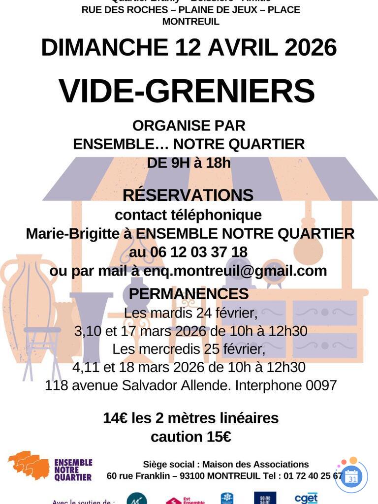 Image Vide grenier de l'association ensemble notre quartier (photo 1)