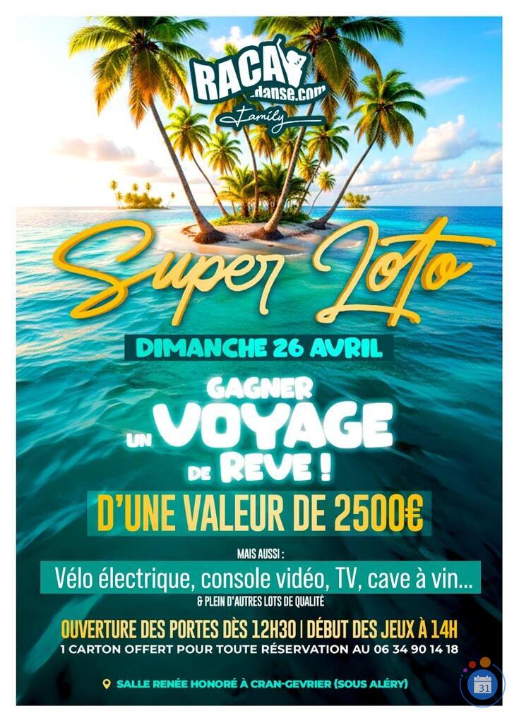 Image LOTO Cran Gevrier pour le club (photo 1)