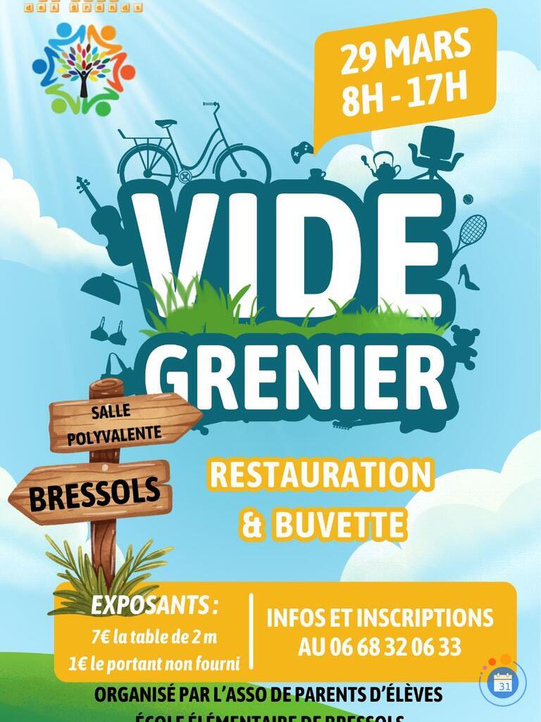 Image Vide grenier ape 'la cour des grands' bressols (photo 1)