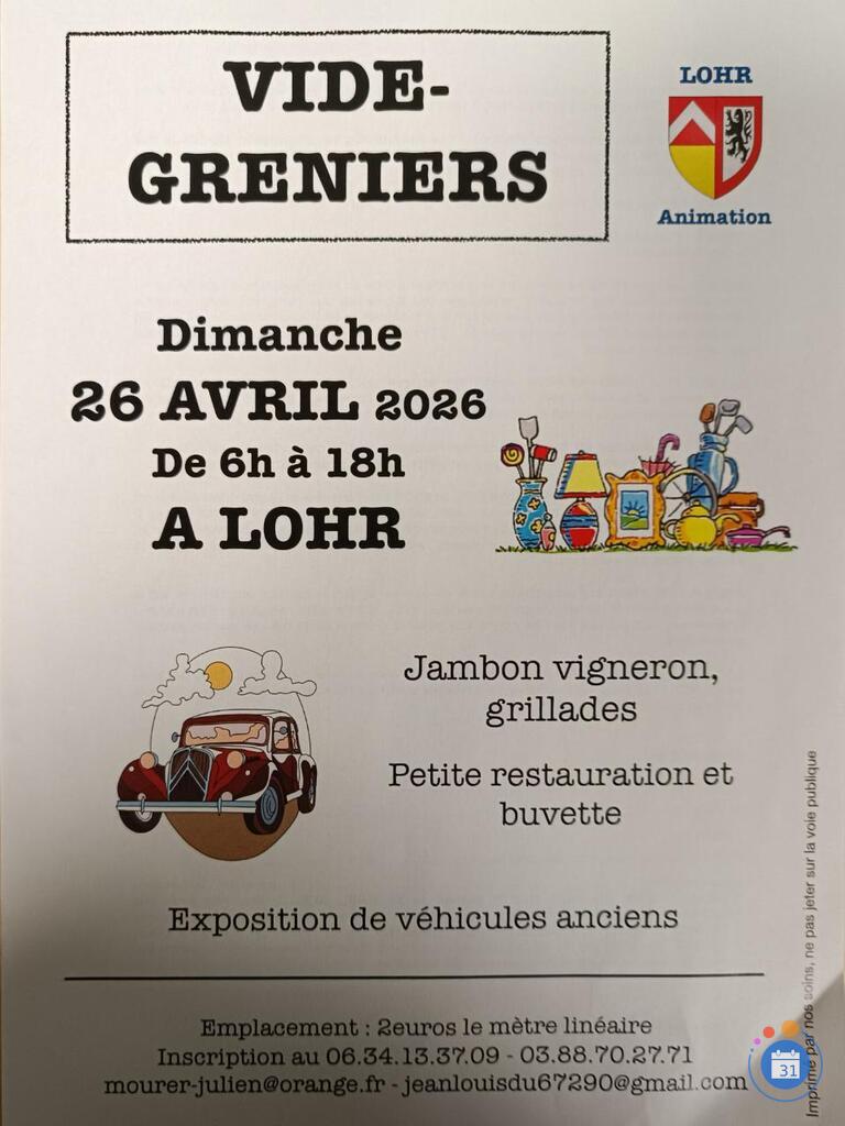 Image Vide Grenier de Printemps (photo 1)