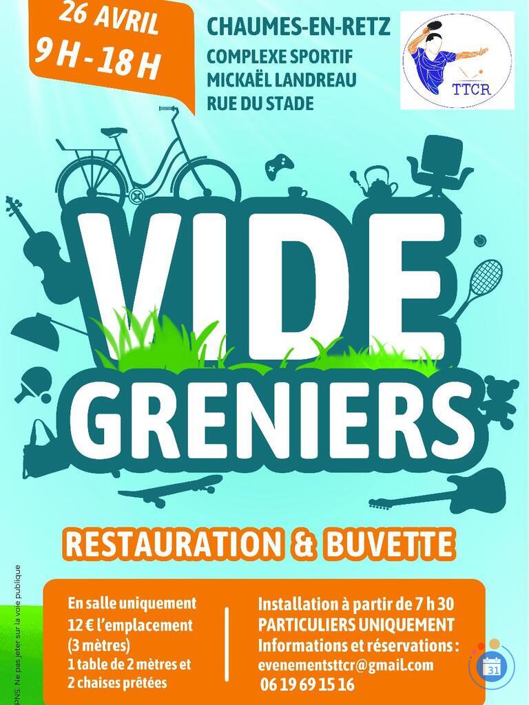 Image Vide-greniers du club de tennis de table de Chaumes-en-Retz (photo 1)