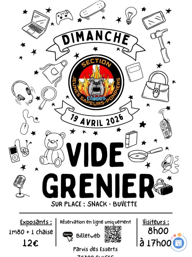 Image Vide grenier des jsp de cluses (photo 1)