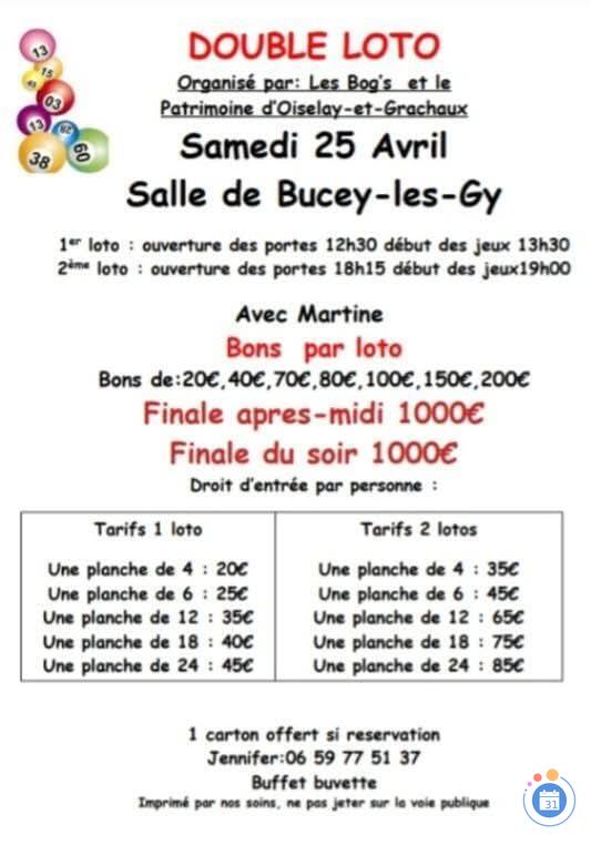 Image DOUBLE LOTO des Bog's et du Patrimoine (photo 1)