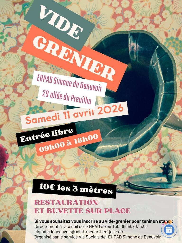 Image Vide grenier de l'ehpad simone de beauvoir (photo 1)