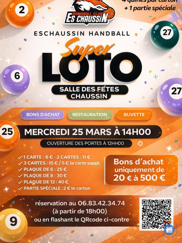 Image Loto du Handball de Chaussin (photo 1)