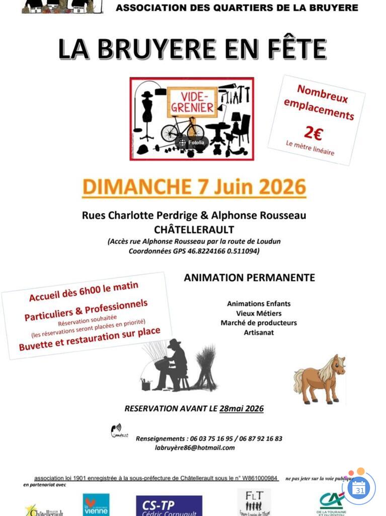 Image VIDE-GRENIERS - La Bruyère en fête (photo 1)