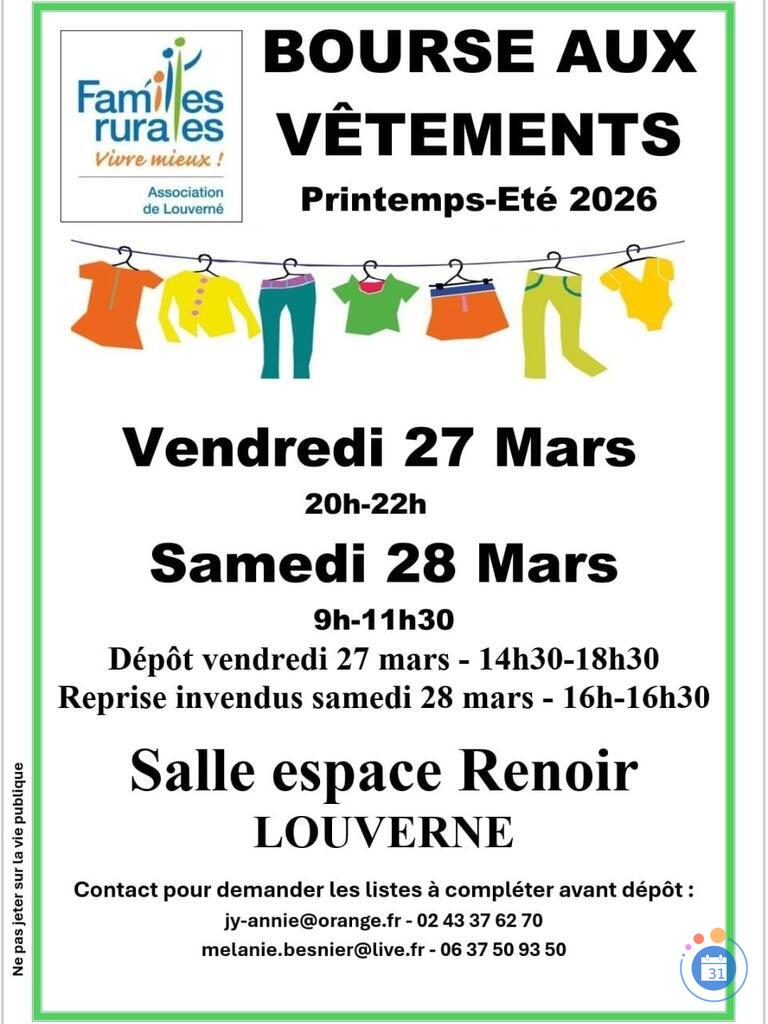 Image Bourse aux vêtements enfants, adultes, puéricultrice, jouets (photo 1)