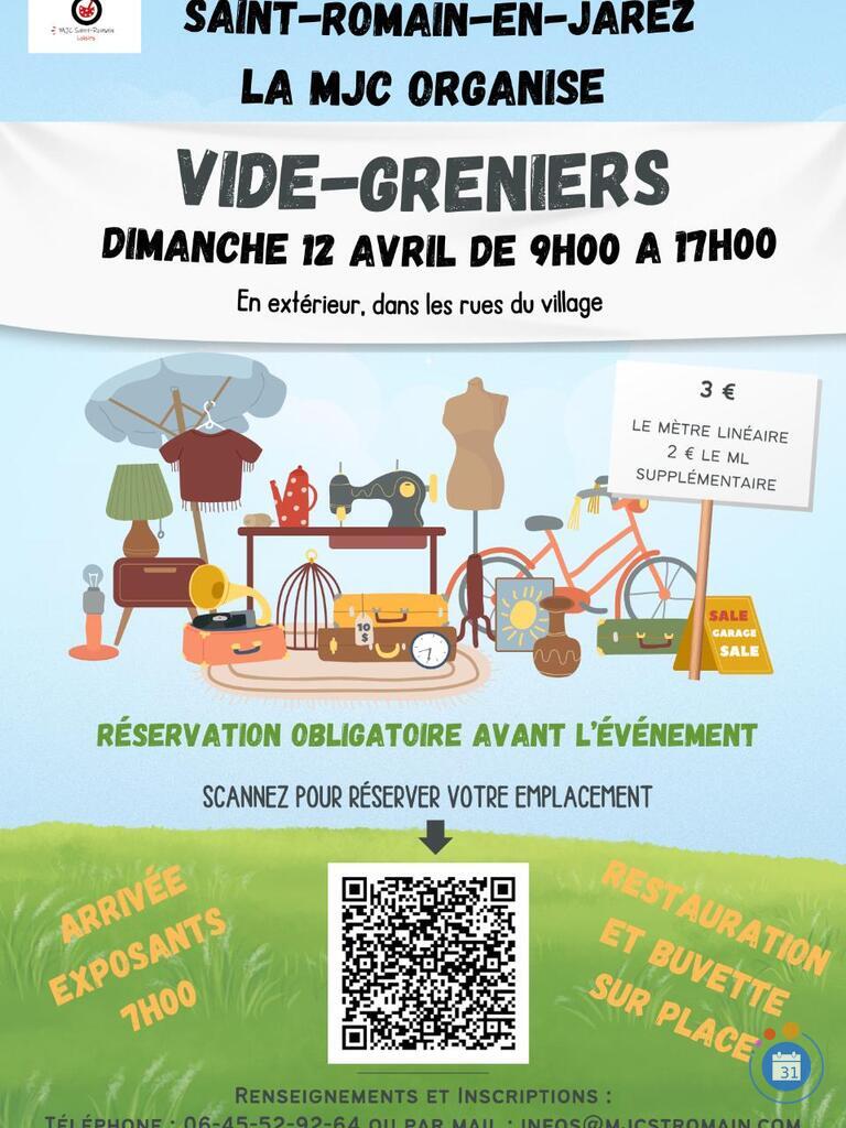 Image Vide-greniers de la MJC St Romain Loisirs (photo 1)
