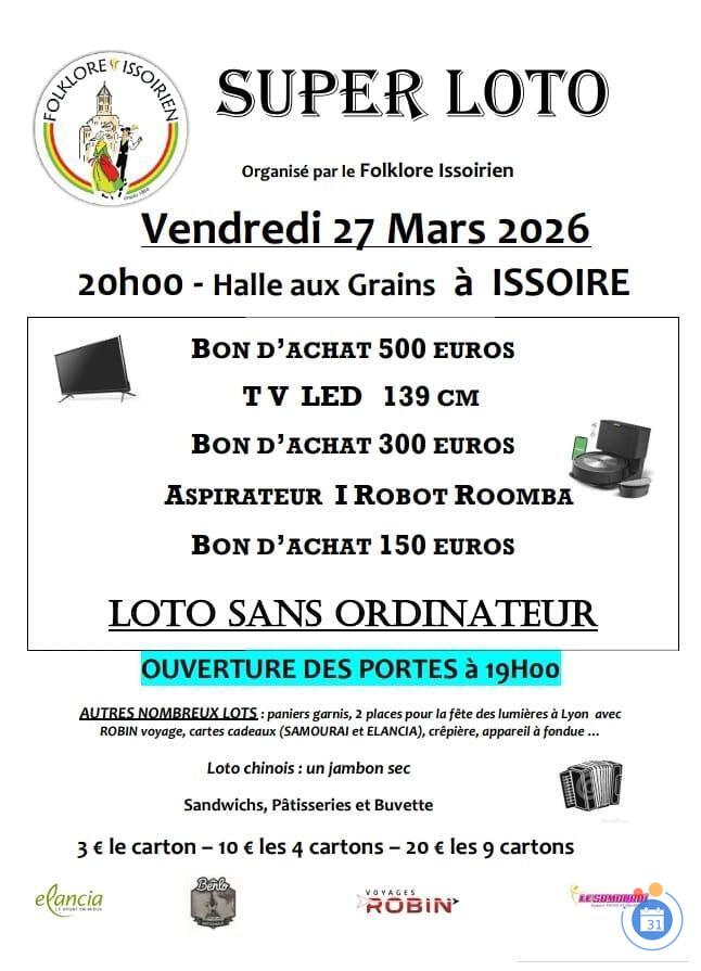 Image Super loto du folklore Issoirien (photo 1)